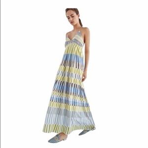 Massimo Dutti silk maxi dress